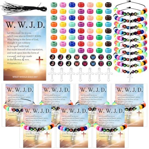 Knitgrip 18-teiliges Set religiöse Spirituosenperlen-Armbänder, Geschenk, Großpackung, christliche Karten, Armbänder, Bastelset mit motivierendem Armband, Glaube, Karwoche, Geschenke für Kirche Knitgrip 18-teiliges Set religiöse Spirituosenperlen-Armbänder, Geschenk, Großpackung, christliche Karten, Armbänder, Bastelset mit motivierendem Armband, Glaube, Karwoche, Geschenke für Kirche von Knitgrip