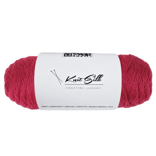 Knitsilk Garn aus 100 % Merinowolle, Kastanienbraun, ca. 200 m, 100 g x 1 Fadenzahl, 100 g, freundliches handgefertigtes Material zum Stricken, Häkeln und Weben Knitsilk Garn aus 100 % Merinowolle, Kastanienbraun, ca. 200 m, 100 g x 1 Fadenzahl, 100 g, freundliches handgefertigtes Material zum Stricken, Häkeln und Weben von Knitsilk