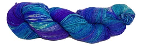 Knitsilk Recyceltes und handgefärbtes Seide-Garn, 50 g - 112 Yards (Oslo) von Knitsilk