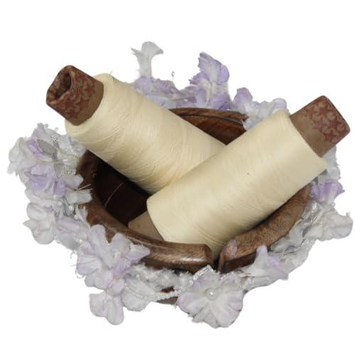 Knitsilk Seiden-Baumwoll-Mischgarn, 2/60 Nm, ultrafeines Garn, Beige, weiche, glänzende Naturfaser zum Nähen, Sticken, Schmuckherstellung und Basteln, 1 Stück x 50 g, 1400 Meter Knitsilk Seiden-Baumwoll-Mischgarn, 2/60 Nm, ultrafeines Garn, Beige, weiche, glänzende Naturfaser zum Nähen, Sticken, Schmuckherstellung und Basteln, 1 Stück x 50 g, 1400 Meter von Knitsilk
