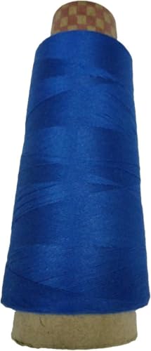 Knitsilk Seiden-Baumwoll-Mischgarn, 2/60 Nm, ultrafeines Garn, Königsblau, weiche, glänzende Naturfaser zum Nähen, Sticken, Schmuckherstellung und Basteln, 50 g Kegel, 1400 m Knitsilk Seiden-Baumwoll-Mischgarn, 2/60 Nm, ultrafeines Garn, Königsblau, weiche, glänzende Naturfaser zum Nähen, Sticken, Schmuckherstellung und Basteln, 50 g Kegel, 1400 m von Knitsilk