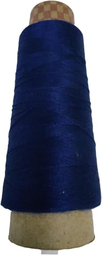 Knitsilk Seiden-Baumwoll-Mischgarn, ultrafeines Garn, 2/60 NM, Marineblau, weiche, glänzende Naturfaser zum Nähen, Sticken, Schmuckherstellung und Basteln, 1 Stück x 50 g, 1400 Meter Knitsilk Seiden-Baumwoll-Mischgarn, ultrafeines Garn, 2/60 NM, Marineblau, weiche, glänzende Naturfaser zum Nähen, Sticken, Schmuckherstellung und Basteln, 1 Stück x 50 g, 1400 Meter von Knitsilk