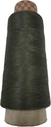 Knitsilk Seiden-Baumwoll-Mischgarn, ultrafeines Garn, 2/60 NM, dunkelgrün, weiche, glänzende Naturfaser zum Nähen, Sticken, Schmuckherstellung und Basteln, 1 Stück x 50 g, 1400+ Meter Knitsilk Seiden-Baumwoll-Mischgarn, ultrafeines Garn, 2/60 NM, dunkelgrün, weiche, glänzende Naturfaser zum Nähen, Sticken, Schmuckherstellung und Basteln, 1 Stück x 50 g, 1400+ Meter von Knitsilk