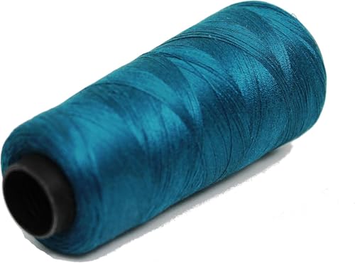 Knitsilk Ultrafeines Seiden-Viskose-Mischgarn, 2/60 Nm, 50 g Kegel, Aquablau, glänzendes, glattes und starkes Garn für Stickerei, Schmuckherstellung, Nähen und Handarbeiten, 5 Stück x 50 g, 1400 m Knitsilk Ultrafeines Seiden-Viskose-Mischgarn, 2/60 Nm, 50 g Kegel, Aquablau, glänzendes, glattes und starkes Garn für Stickerei, Schmuckherstellung, Nähen und Handarbeiten, 5 Stück x 50 g, 1400 m von Knitsilk