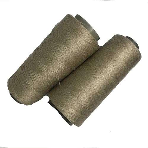 Knitsilk Ultrafeines Seiden-Viskose-Mischgarn, 2/60 Nm, 50 g Kegel, Bronze, glänzend, glatt und stark zum Sticken, Schmuckherstellung, Nähen und Handarbeiten, 2 Stück x 50 g, 1400 m Knitsilk Ultrafeines Seiden-Viskose-Mischgarn, 2/60 Nm, 50 g Kegel, Bronze, glänzend, glatt und stark zum Sticken, Schmuckherstellung, Nähen und Handarbeiten, 2 Stück x 50 g, 1400 m von Knitsilk