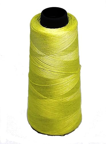 Knitsilk Ultrafeines Seiden-Viskose-Mischgarn, 2/60 Nm, 50 g Kegel, Limettengelb, glänzend, glatt und stark zum Sticken, Schmuckherstellung, Nähen und Handarbeiten, 2 Stück x 50 g, 1400 m Knitsilk Ultrafeines Seiden-Viskose-Mischgarn, 2/60 Nm, 50 g Kegel, Limettengelb, glänzend, glatt und stark zum Sticken, Schmuckherstellung, Nähen und Handarbeiten, 2 Stück x 50 g, 1400 m von Knitsilk