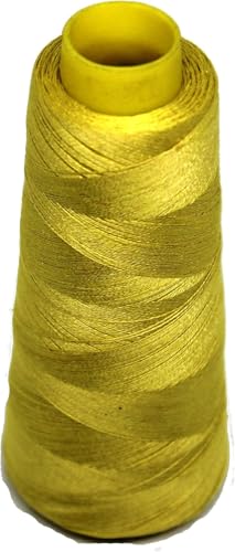 Knitsilk Ultrafeines Seiden-Viskose-Mischgarn, 2/60 Nm, 50 g Kegel, Sonnenuntergangsgelb, glänzend, glatt und stark zum Sticken, Schmuckherstellung, Nähen und Handarbeiten, 5 Stück x 50 g, 1400 m Knitsilk Ultrafeines Seiden-Viskose-Mischgarn, 2/60 Nm, 50 g Kegel, Sonnenuntergangsgelb, glänzend, glatt und stark zum Sticken, Schmuckherstellung, Nähen und Handarbeiten, 5 Stück x 50 g, 1400 m von Knitsilk