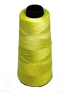 Knitsilk Ultrafeines Seiden-Viskose-Mischgarn, 2/60 Nm, 50 g Kegel, Sonnenuntergangsgelb, glänzendes, glattes und starkes Garn für Stickerei, Schmuckherstellung, Nähen und Handarbeiten, 1 Stück x 50 g Knitsilk Ultrafeines Seiden-Viskose-Mischgarn, 2/60 Nm, 50 g Kegel, Sonnenuntergangsgelb, glänzendes, glattes und starkes Garn für Stickerei, Schmuckherstellung, Nähen und Handarbeiten, 1 Stück x 50 g von Knitsilk