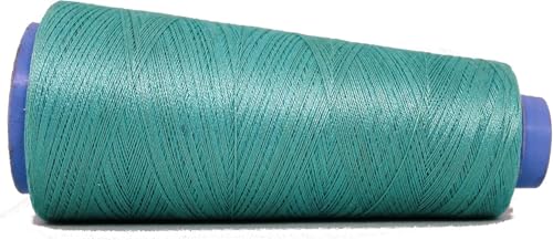 Knitsilk Ultrafeines Seiden-Viskose-Mischgarn, 2/60 Nm, 50 g Kegel, Türkis, glänzend, glatt und stark, zum Sticken, Schmuckherstellung, Nähen und Handarbeiten, 5 Stück x 50 g, 1400 m Knitsilk Ultrafeines Seiden-Viskose-Mischgarn, 2/60 Nm, 50 g Kegel, Türkis, glänzend, glatt und stark, zum Sticken, Schmuckherstellung, Nähen und Handarbeiten, 5 Stück x 50 g, 1400 m von Knitsilk