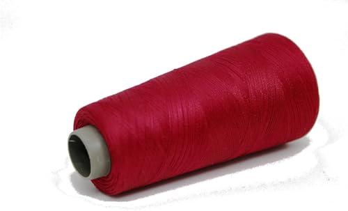 Knitsilk Ultrafeines Seiden-Viskose-Mischgarn, 2/60 Nm, 50 g Kegel, rot, glänzend, glatt und stark zum Sticken, Schmuckherstellung, Nähen und Handarbeiten, 5 Stück x 50 g, 1400 m Knitsilk Ultrafeines Seiden-Viskose-Mischgarn, 2/60 Nm, 50 g Kegel, rot, glänzend, glatt und stark zum Sticken, Schmuckherstellung, Nähen und Handarbeiten, 5 Stück x 50 g, 1400 m von Knitsilk