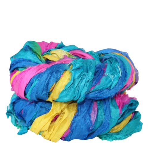 Sari-Seidenbändchen, extra dick von Knitsilk