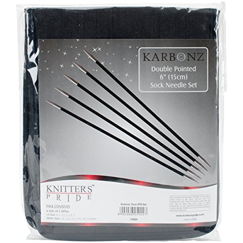 Knitter's Pride Karbonz Strumpfstricknadel-Nadeln Set Socken Kit von Knitter's Pride