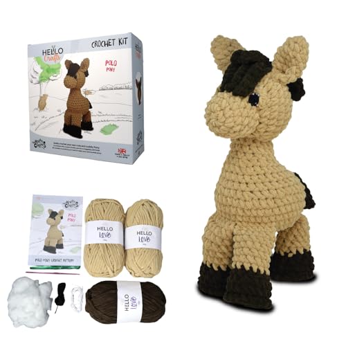KNITTY CRITTERS - Polo-Pony, Häkelset enthält sehr dickes Garn, weiche, kuschelige Oberfläche KNITTY CRITTERS - Polo-Pony, Häkelset enthält sehr dickes Garn, weiche, kuschelige Oberfläche von Knitty Critters