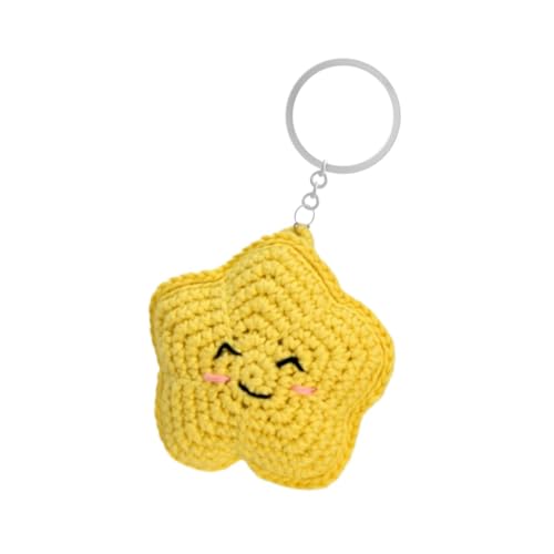 Knitty Critters Himmlischer Schlüsselanhänger – Stern | Anfängerfreundliches Häkel-Bastelset mit recyceltem Garn Knitty Critters Himmlischer Schlüsselanhänger – Stern | Anfängerfreundliches Häkel-Bastelset mit recyceltem Garn von Knitty Critters