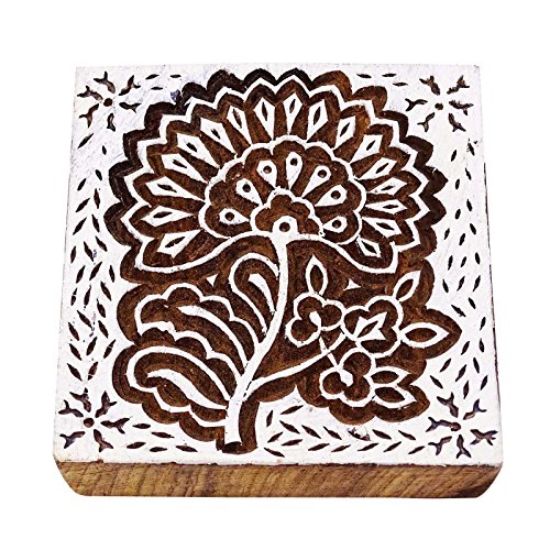 Handcarved Stempel Braun Blumen Scrapbook Stempel Indischen Holzdruckstock Kunst Handcarved Stempel Braun Blumen Scrapbook Stempel Indischen Holzdruckstock Kunst von Knitwit