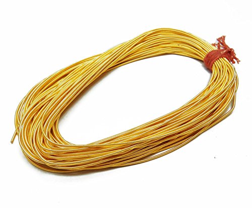 IBA Indianbeautifulart Metallic Barren Draht Rau Purl Golds Dekorative Bullion Thema um 3 Meter IBA Indianbeautifulart Metallic Barren Draht Rau Purl Golds Dekorative Bullion Thema um 3 Meter von Knitwit