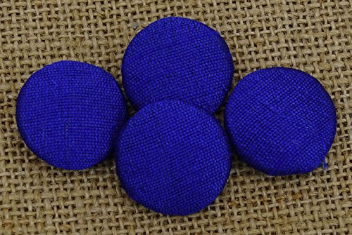 Royal Blue Solide Poly Dupion Stoff Tuch bedeckt 2 Löcher Mantel Anzug Nähen Buttons - Packung mit 12 Stück Royal Blue Solide Poly Dupion Stoff Tuch bedeckt 2 Löcher Mantel Anzug Nähen Buttons - Packung mit 12 Stück von Knitwit