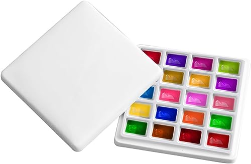 KnoRRs Malfarbe-Palette, 20 Mulden, Keramik, Weiß, Klassisch, Perlen, Organisieren, Sortieren, Basteln, Malen, Aquarell, Gouache, Acryl, Öl, Tempera KnoRRs Malfarbe-Palette, 20 Mulden, Keramik, Weiß, Klassisch, Perlen, Organisieren, Sortieren, Basteln, Malen, Aquarell, Gouache, Acryl, Öl, Tempera von KnoRRs