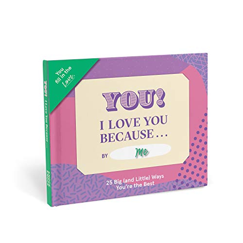 Knock Knock I Love You Because ... Fill in the Love Because Book Fill-in-the Blank Gift Journal, 12,7 x 14,5 cm von Knock Knock