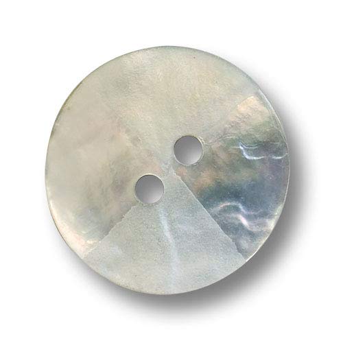 Knopfparadies - 6er Set ausgefallene Perlmuttknöpfe mit zwei Löchern - Günstige B-WARE! Ø: ca. 11mm! von Knopfparadies