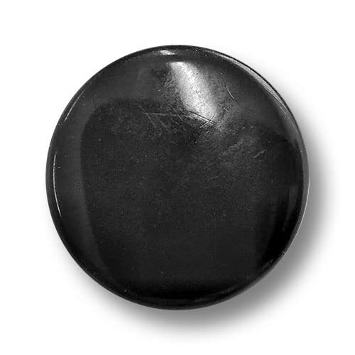 Knopfparadies - 6er Set schwarze, schlichte Kunststoffknöpfe - günstigere B-WARE! Ø: ca. 20mm! Knopfparadies - 6er Set schwarze, schlichte Kunststoffknöpfe - günstigere B-WARE! Ø: ca. 20mm! von Knopfparadies