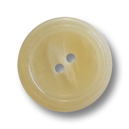 Knopfparadies - 8er Set hell beige Kunststoffknöpfe mit zwei Löchern. Ø: ca. 18mm! Knopfparadies - 8er Set hell beige Kunststoffknöpfe mit zwei Löchern. Ø: ca. 18mm! von Knopfparadies