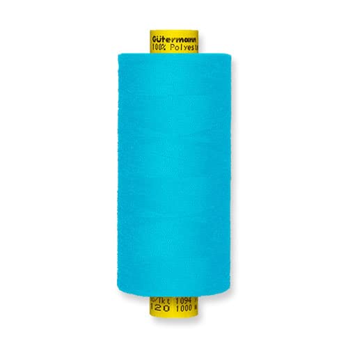 GÜTERMANN Mara50,500m starker Ziernaht-Jeans-Stepp-Faden Col.5396 acqua von Knorr Prandell