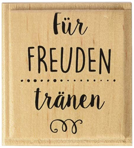 Knorr Prandell 211800351 Knorr prandell 211800351 Stempel aus Holz (Allgemein) Motivgröße 4,3 x 5,5 cm, Motiv: Für Freudentränen von Knorr Prandell