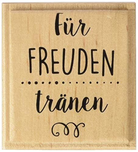 Knorr Prandell 211800351 Knorr prandell 211800351 Stempel aus Holz (Allgemein) Motivgröße 4,3 x 5,5 cm, Motiv: Für Freudentränen von Knorr Prandell