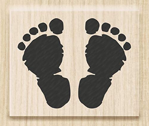 Knorr Prandell 211801205 Knorr prandell 211801205 Stempel aus Holz (Geburt) Motivgröße 3,5 x 2,8 cm, Motiv: footsteps von Knorr Prandell