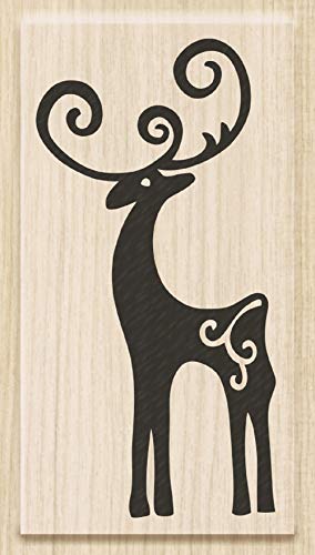 Knorr Prandell 211801402 Knorr prandell 211801402 Stempel aus Holz (Weihnachten) Motivgröße 3,5 x 7 cm , Motiv: Elch von Knorr Prandell