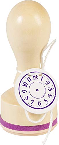 Knorr Prandell 211803022 Stempel aus Holz, rund Motivgröße circa Durchmesser 3,2 cm, Motiv Clock Knorr Prandell 211803022 Stempel aus Holz, rund Motivgröße circa Durchmesser 3,2 cm, Motiv Clock von Knorr Prandell