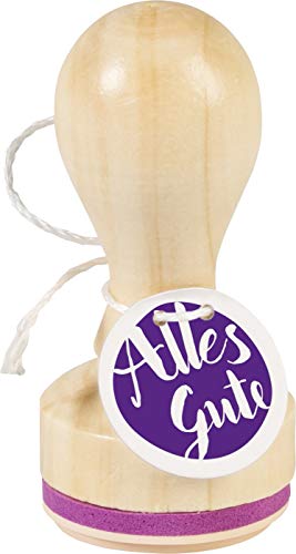 Knorr Prandell 211803030 Knorr prandell 211803030 Stempel aus Holz, rund Motivgröße ca. Ø 3,2 cm, Motiv: Alles Gute Knorr Prandell 211803030 Knorr prandell 211803030 Stempel aus Holz, rund Motivgröße ca. Ø 3,2 cm, Motiv: Alles Gute von Knorr Prandell