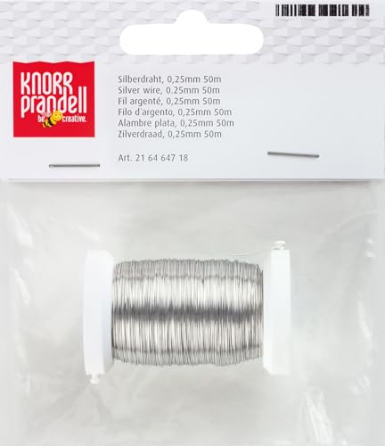 Silberdraht 0,25mm 50m von Knorr Prandell