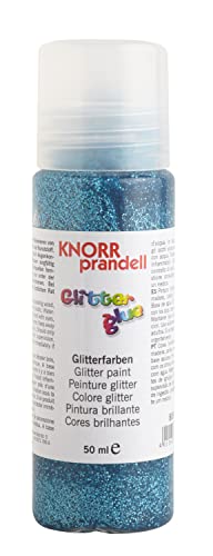 Knorr Prandell 218099034 Glitter Glue 50 ml, Farbe: Himmelblau von Knorr Prandell