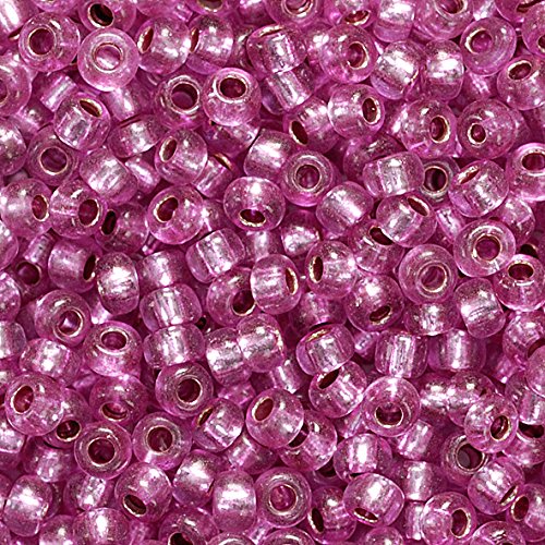 Knorr Prandell Rocailles 2,5 mm Böhmische Glasperlen, Erika Pink von Knorr Prandell