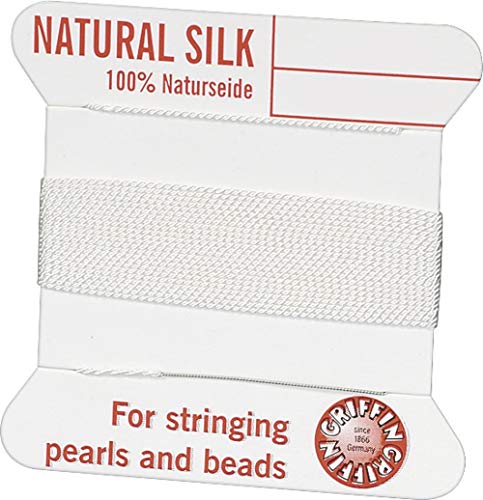 KnorrPrandell 2438006 Perlaufreihseide, aus reiner Seide, 0.5 mm x 2 m, weiß KnorrPrandell 2438006 Perlaufreihseide, aus reiner Seide, 0.5 mm x 2 m, weiß von Knorr Prandell