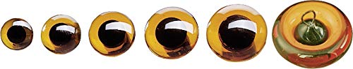 KnorrPrandell 2470128 Glasaugen, 12 mm Durchmesser, braun von Knorr Prandell