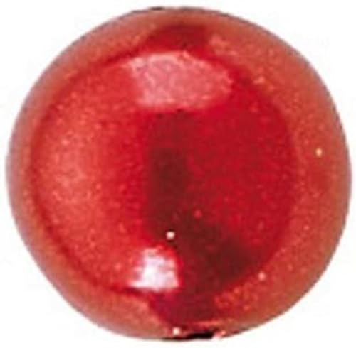 KnorrPrandell 6096158 Wachsperlen, 8 mm Durchmesser, rot von Knorr Prandell