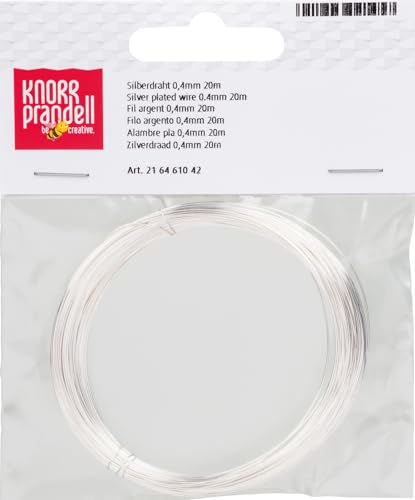 KnorrPrandell 6461042 Draht, 0.4 mm Durchmesser, 20 m, Rot/silber KnorrPrandell 6461042 Draht, 0.4 mm Durchmesser, 20 m, Rot/silber von Knorr Prandell