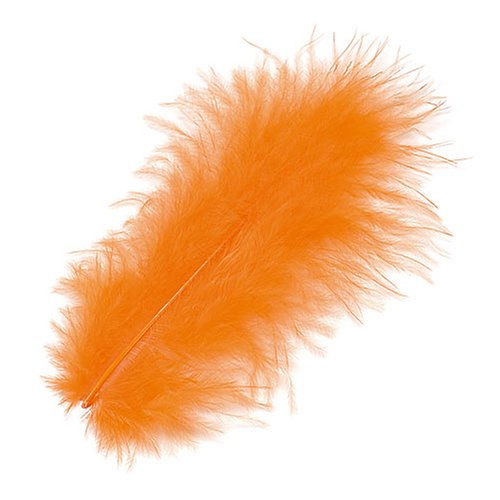 KnorrPrandell 6619100 Marabufedern, 10 cm, orange KnorrPrandell 6619100 Marabufedern, 10 cm, orange von Knorr Prandell