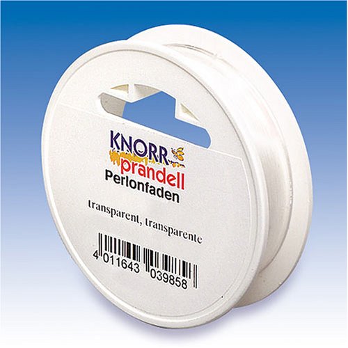 KnorrPrandell 8048304 Perlonfaden, 50 m - 0.3 mm Durchmesser, transparent KnorrPrandell 8048304 Perlonfaden, 50 m - 0.3 mm Durchmesser, transparent von Knorr Prandell