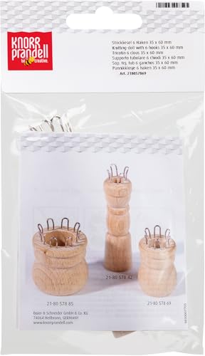 KnorrPrandell 8057869 Strickliesel, 35 x 60 mm, Braun von Knorr Prandell
