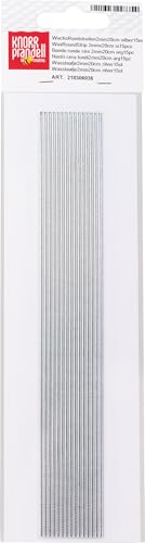 KnorrPrandell 8306036 Wachsstreifen, 2 mm / 20 cm, silber KnorrPrandell 8306036 Wachsstreifen, 2 mm / 20 cm, silber von Knorr Prandell