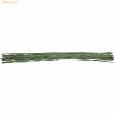 10 x Knorr prandell Blumen-Stieldraht 0,8mmx20cm grün lackiert von Knorr prandell