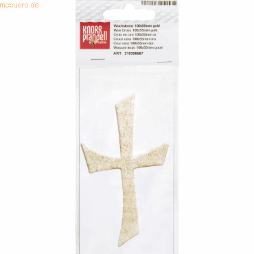 3 x Knorr prandell Wachskreuz 100x55mm weiß-gold 3 x Knorr prandell Wachskreuz 100x55mm weiß-gold von Knorr prandell