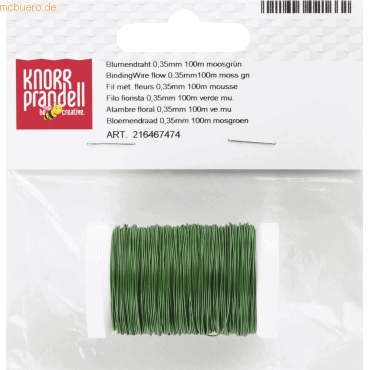 Knorr prandell Blumendraht 0,35mmx100m grün von Knorr prandell