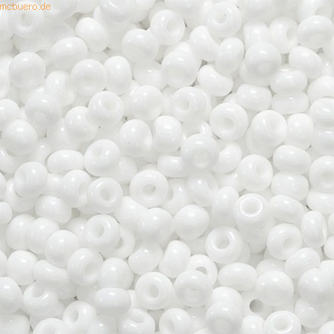 5 x Knorr prandell Rocailles 2,5 mm weiß VE=20g von Knorr prandell