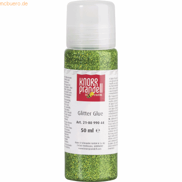 6 x Knorr prandell Glitter Glue 50 ml grün von Knorr prandell