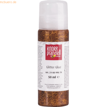 6 x Knorr prandell Glitter Glue 50 ml kupfer von Knorr prandell